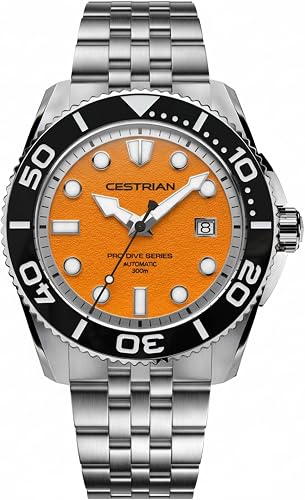 Cestrian Montre Homme Automatique Pro Dive 42mm - Cadran …