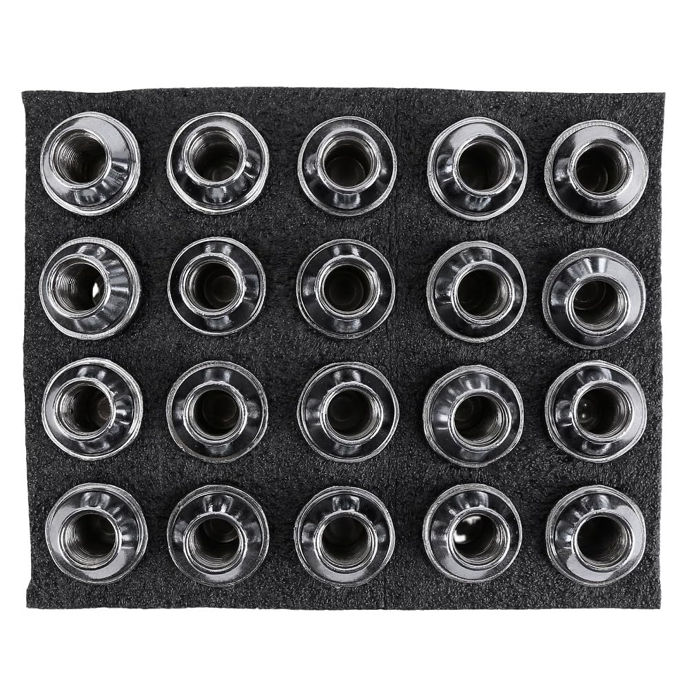 20 dadi per ruote M14 x 1,5, 21 mm, testa esagonale, in lega di acciaio, per Ford Transit Custom 2012-2020, dadi di bloccaggio per ruote
