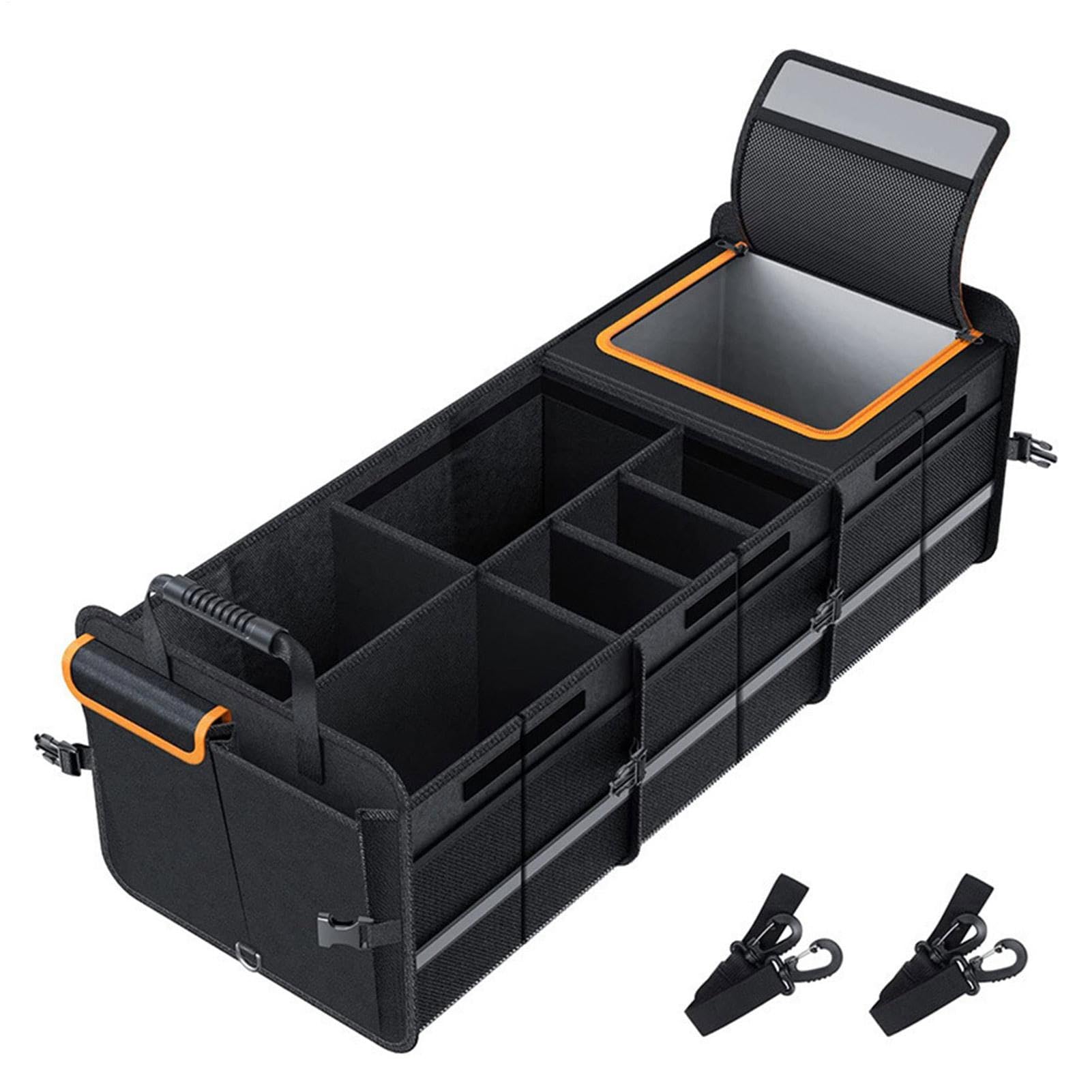 Genérico Organizer per bagagliaio per SUV - Portatile Isolante Di Grande Capacità | Organizzatore di acquisti per auto | per Viaggi Campeggio Interno di Auto Furgone