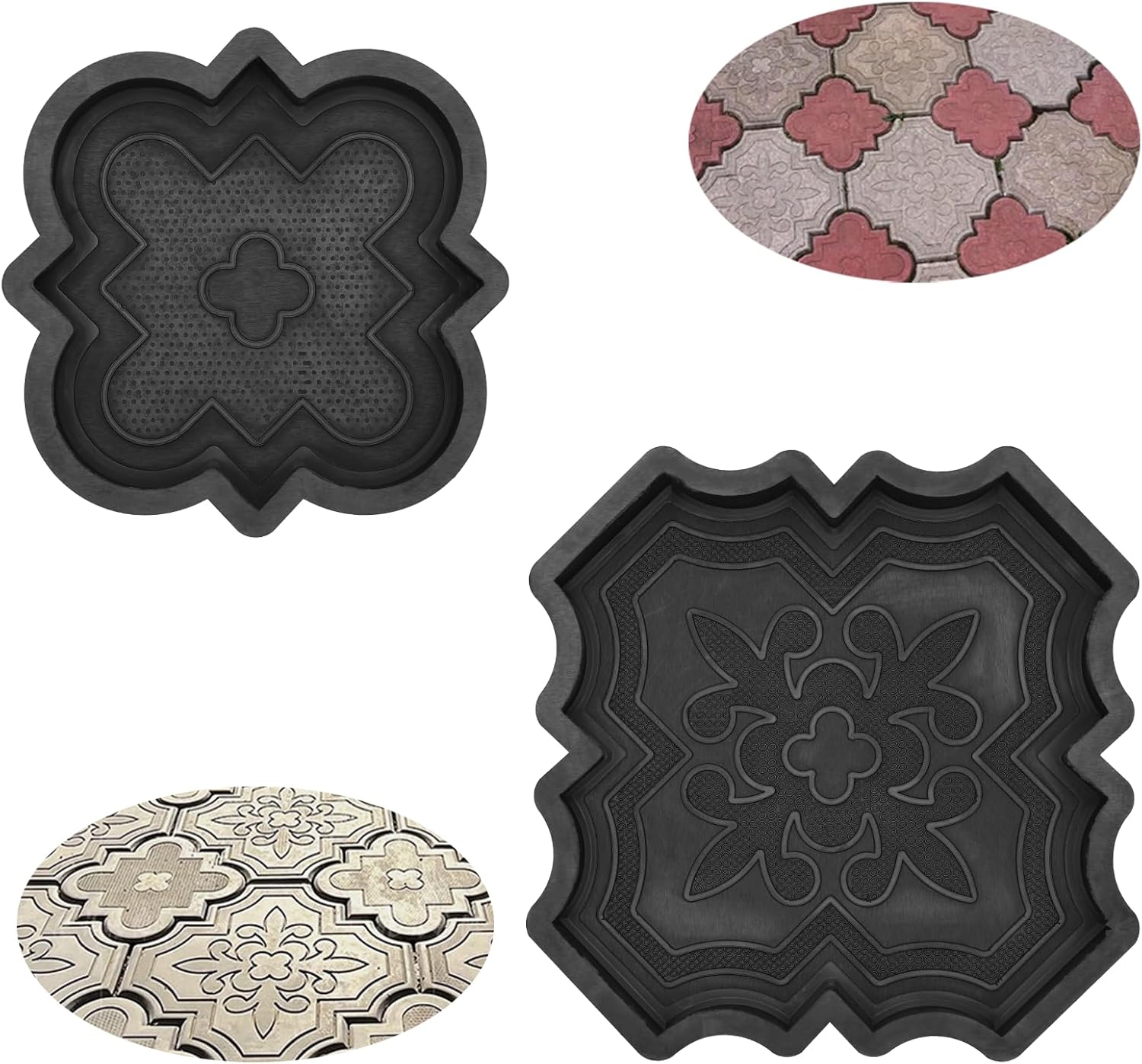 Rubber Form Paver Concrete Molds