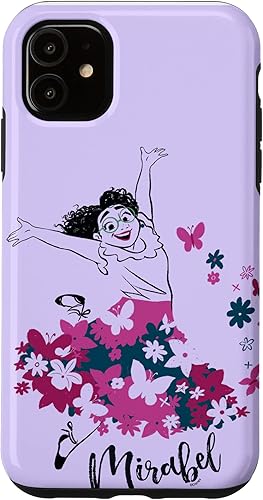 Miniatura 7 de Funda para iPhone 13 Disney Encanto Mirabel Madrigal Floral Lila Púrpura