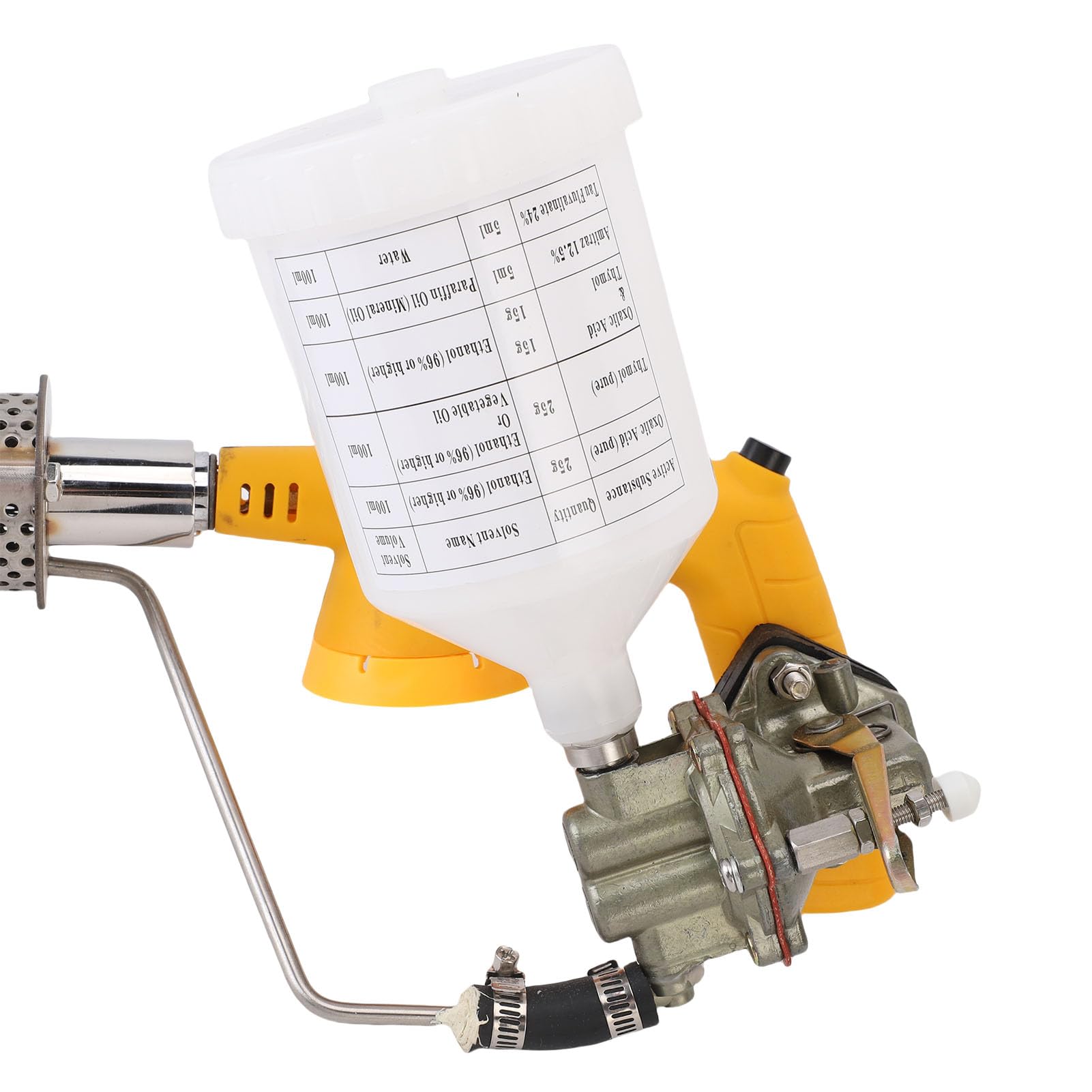 Bee Fogger per Apicoltura, Atomizzatore per Alveari in ABS e Acciaio Inossidabile con Nozzle Rimovibile, di Riscaldamento per Nebbia Densa, 15-18 Micrometri, Strum