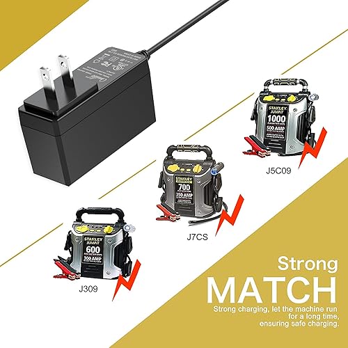 Miniatura 6 de Cargador adaptador de CA de 6 pies con certificación UL para Peak Stanley FATMAX 700 Peak 350 AMP J7CSR J7CS Jump Starter, Peak 300 450 600 700 Amp