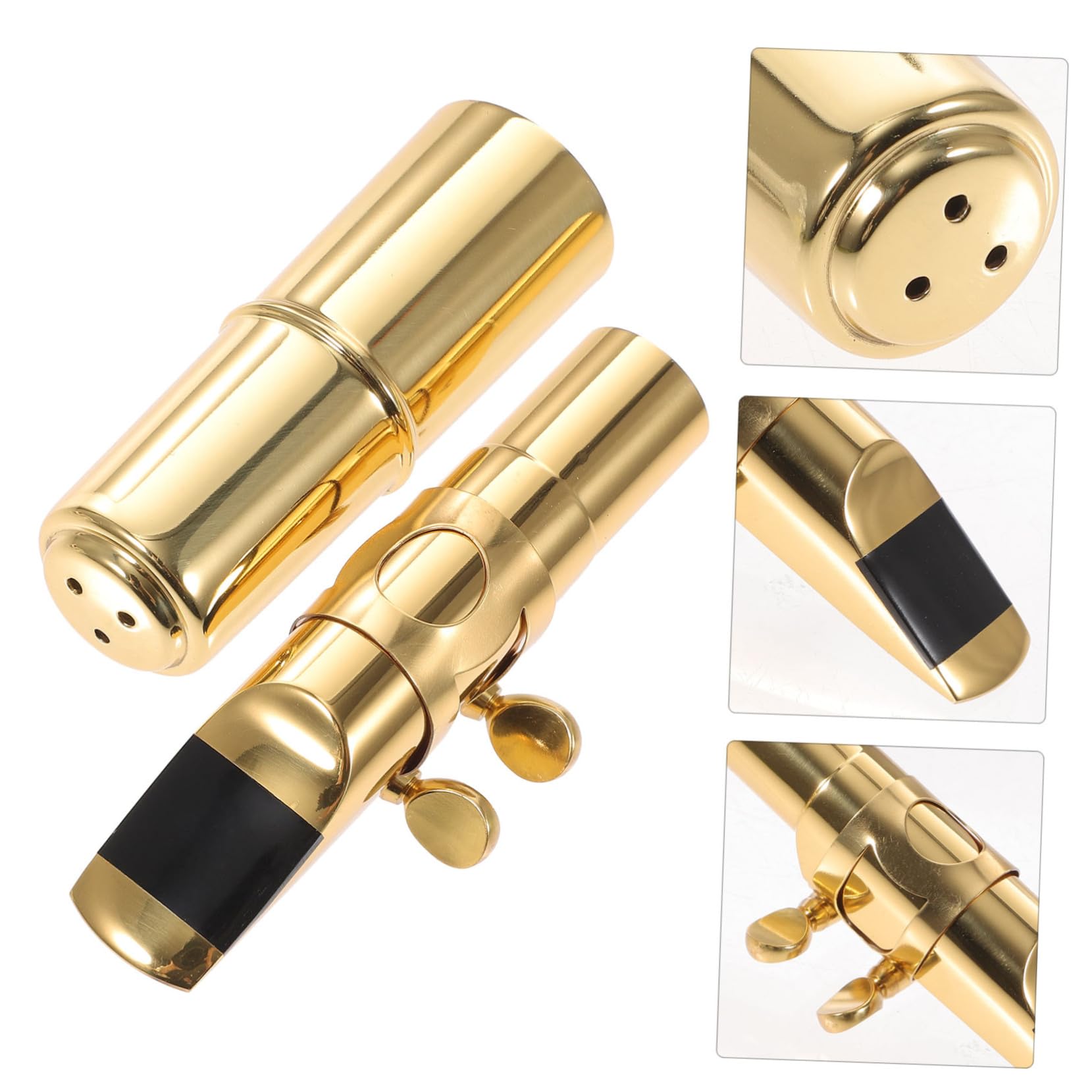 BESTonZON Saksofonowy Altowy Cap Instrument Muzyczny Dostaw Sax Metalowy Sax Instrument Dostarcza Akcesoria Do Saksofonu Altowego Zestaw