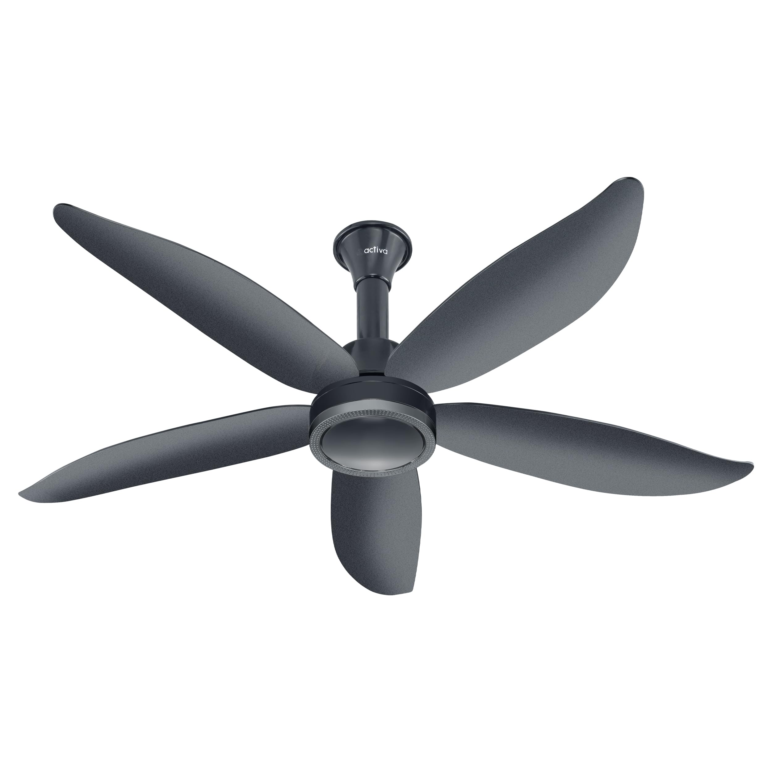 ACTIVA BLDC Ceiling Fan 1200mm Aero Five With Remote Control | 5 Blade ABS Body | BEE 5 Star Rated 28W Energy Saving | High Speed Air Delivery, Reversible Mode, Timer | 5 Year Warranty | Pearl Grey