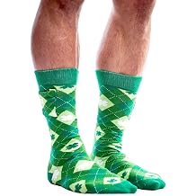 Tipsy Elves Mens St. Patricks Day Socks - Funny St. Paddys Mid Calf Socks for Men