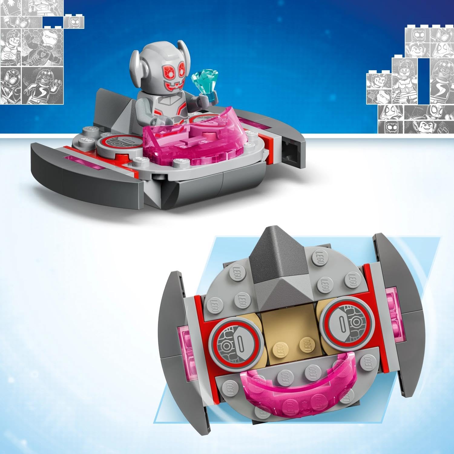 Lego 11209 Marvel Ultron & Iron Man Battle Toy, Birthday Present, Block, Educational, Boys, Girls, Kids, 4, 5, 6 Years, Disney Goods, Competition, Robot, Pretend Play, Pretend Play image 3