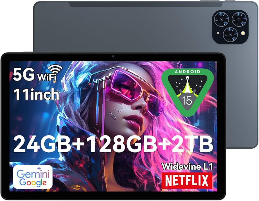 TABWEE T90 Androidタブレット 11インチ Tabwee T90、11インチ Android 16 タブレット。UNISOC T615 8コア RAM