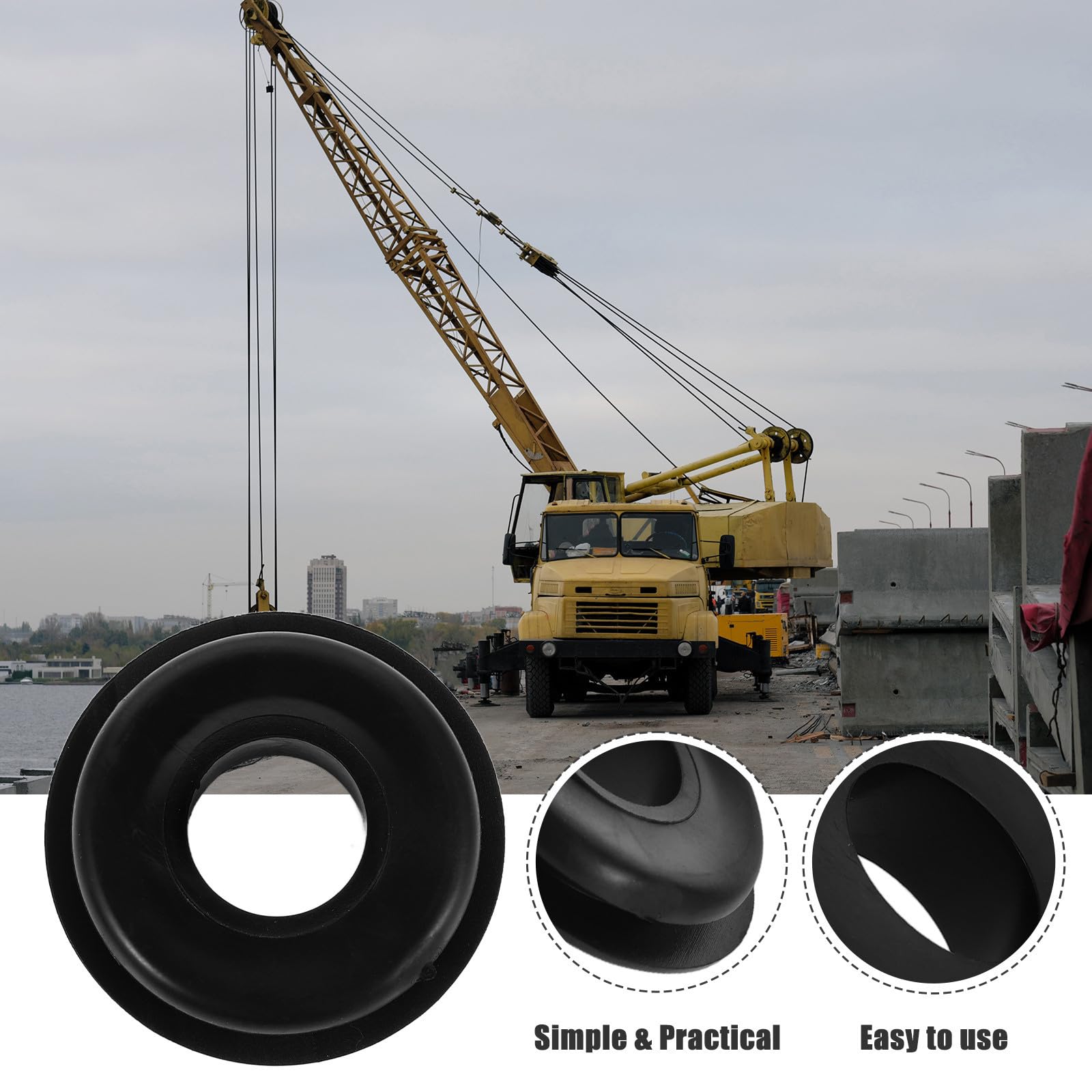 POPETPOP Kit de 100 Juntas de Goma Diseño Resistente y Fácil Instalación para Sellado Confiable para Válvula de Puerta de Camión en Sistemas Neumáticos