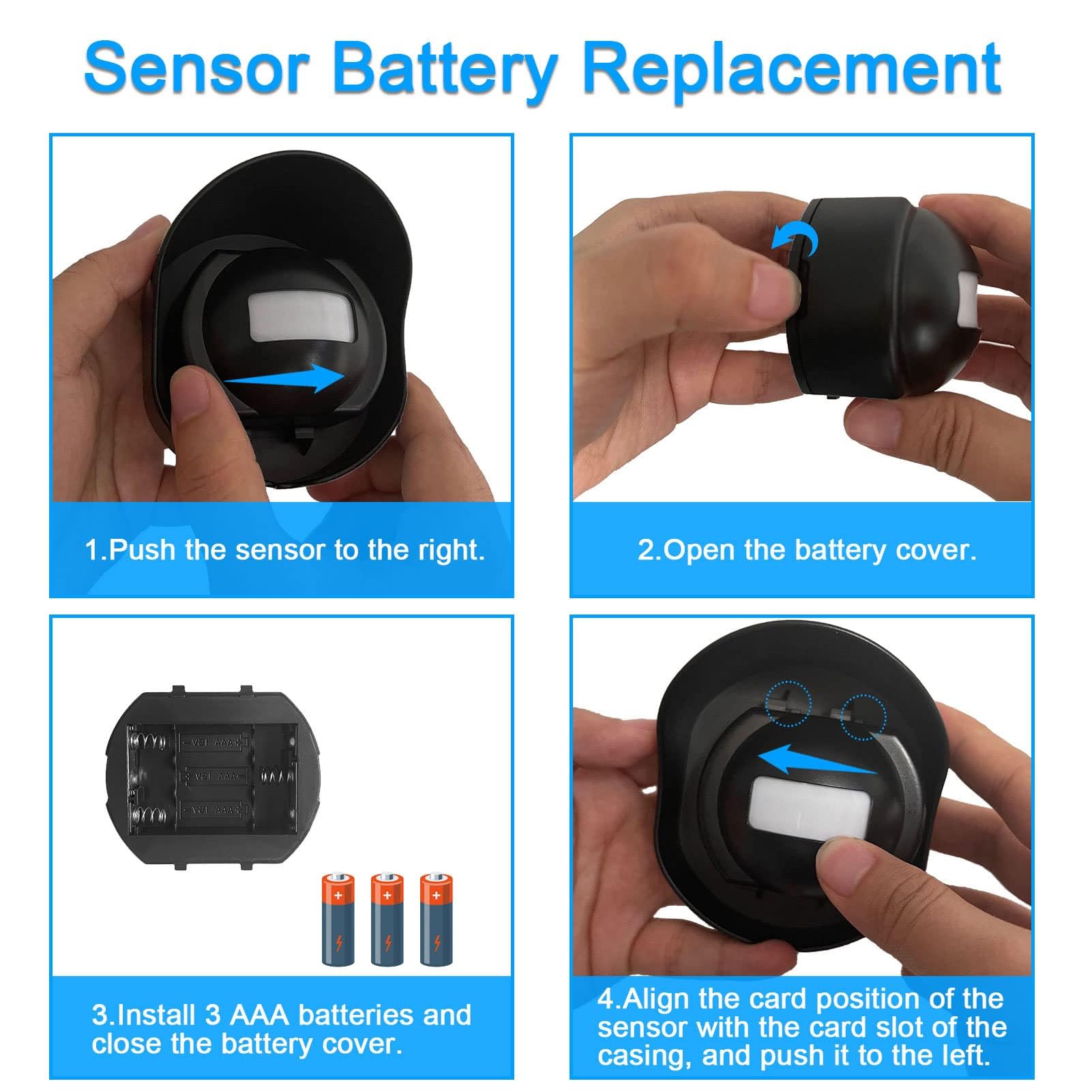 Alarma de Entrada inalámbrica de 328 pies Alarma de Entrada inalámbrica 110‑240V Alarmas de la Puerta del Sensor de Movimiento Fuera de Movimiento Cuando se abren para la Tienda