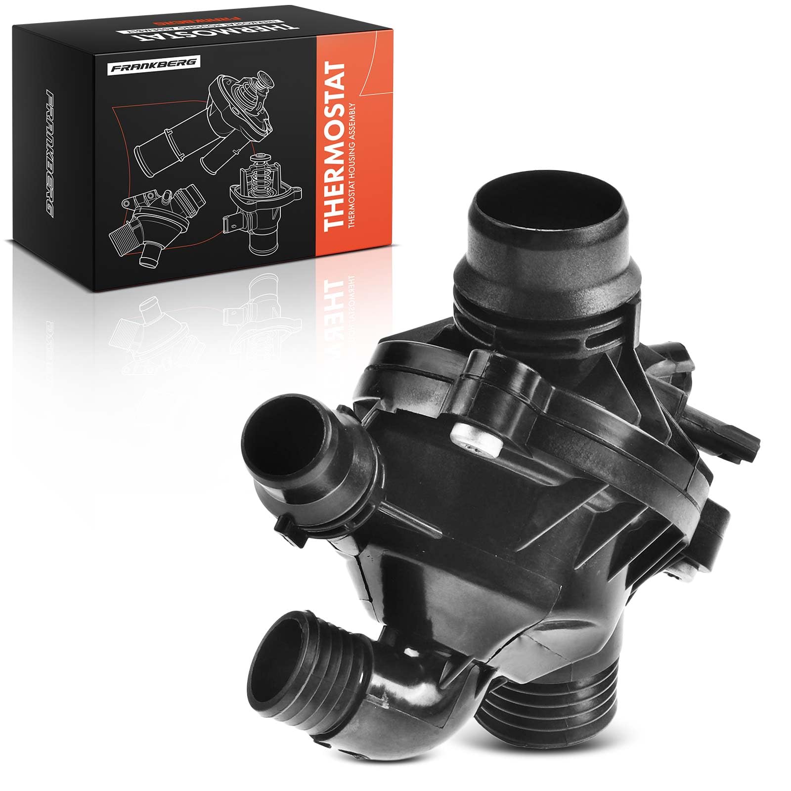 Frankberg Termostato del liquido di raffreddamento 11537550172 | Compatibile con: X6 E71 E72, X5 E70