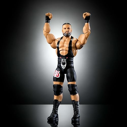 Miniatura 4 de Mattel WWE Elite - Figura de acción y accesorios, serie #114 de 6 pulgadas coleccionable Bron Breakker con 25 puntos de articulación y manos