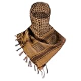 FREE SOLDIER Scarf Military Shemagh Tactical Desert Keffiyeh Head Neck Scarf Arab Wrap with Tassel for Men Women