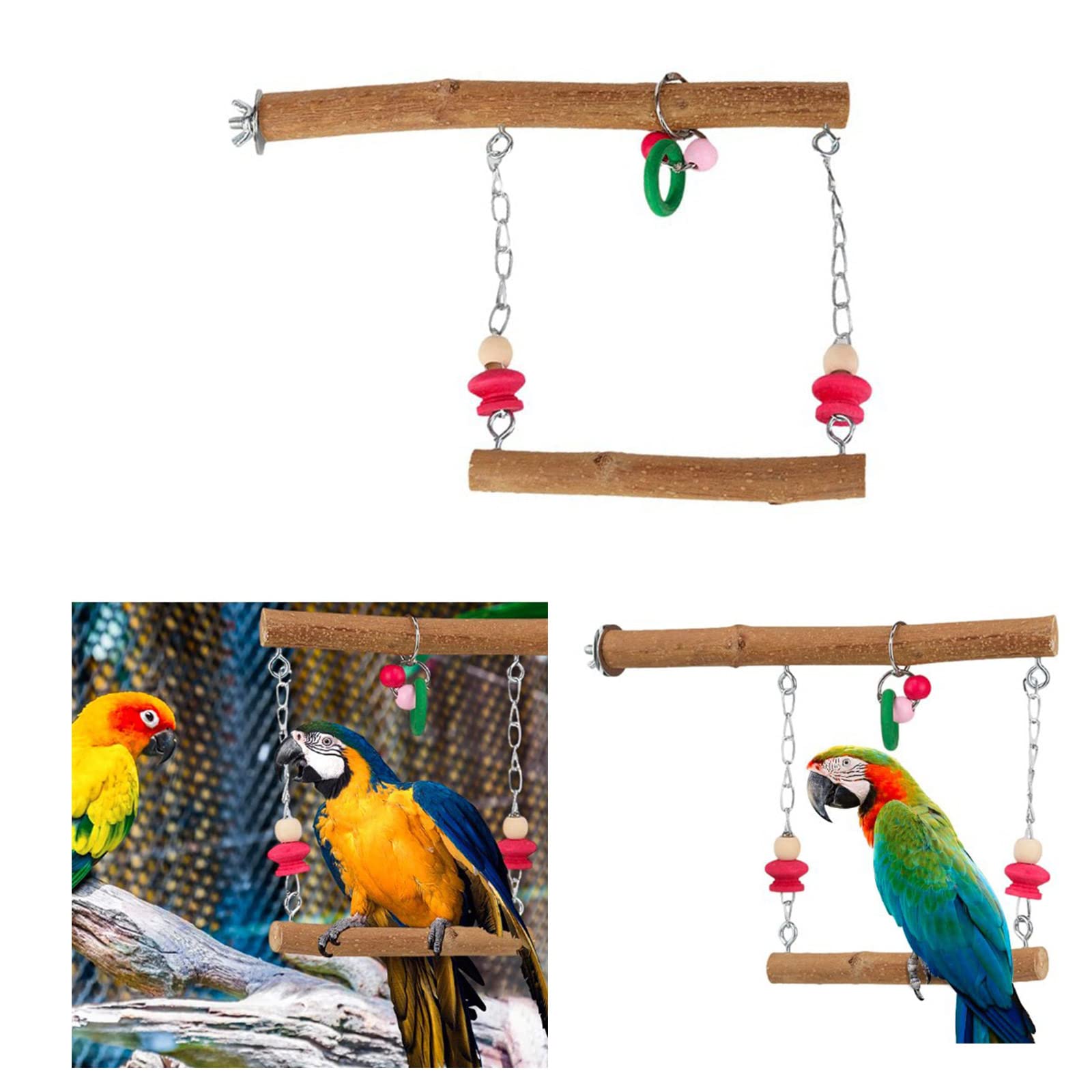 Amazon | オウムスイング オウムケージ 止まり木 オウム 止まり木