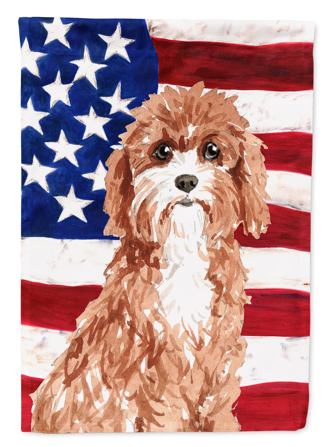 Grand drapeau en toile Cavapoo Caroline's Treasures de qualité