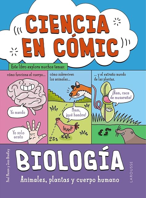 Portada de Ciencia en cómic. Biología
