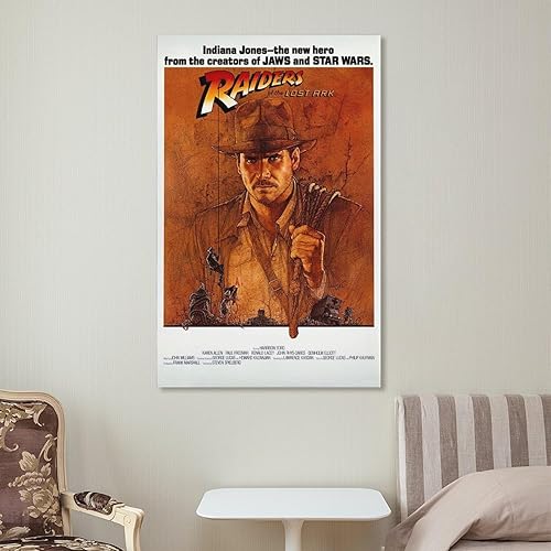 Miniatura 7 de Póster de películas retro de Raiders of The Lost Ark Retro de los años 80, impresión de imagen vintage de los años 80, póster de pintura en lienzo,