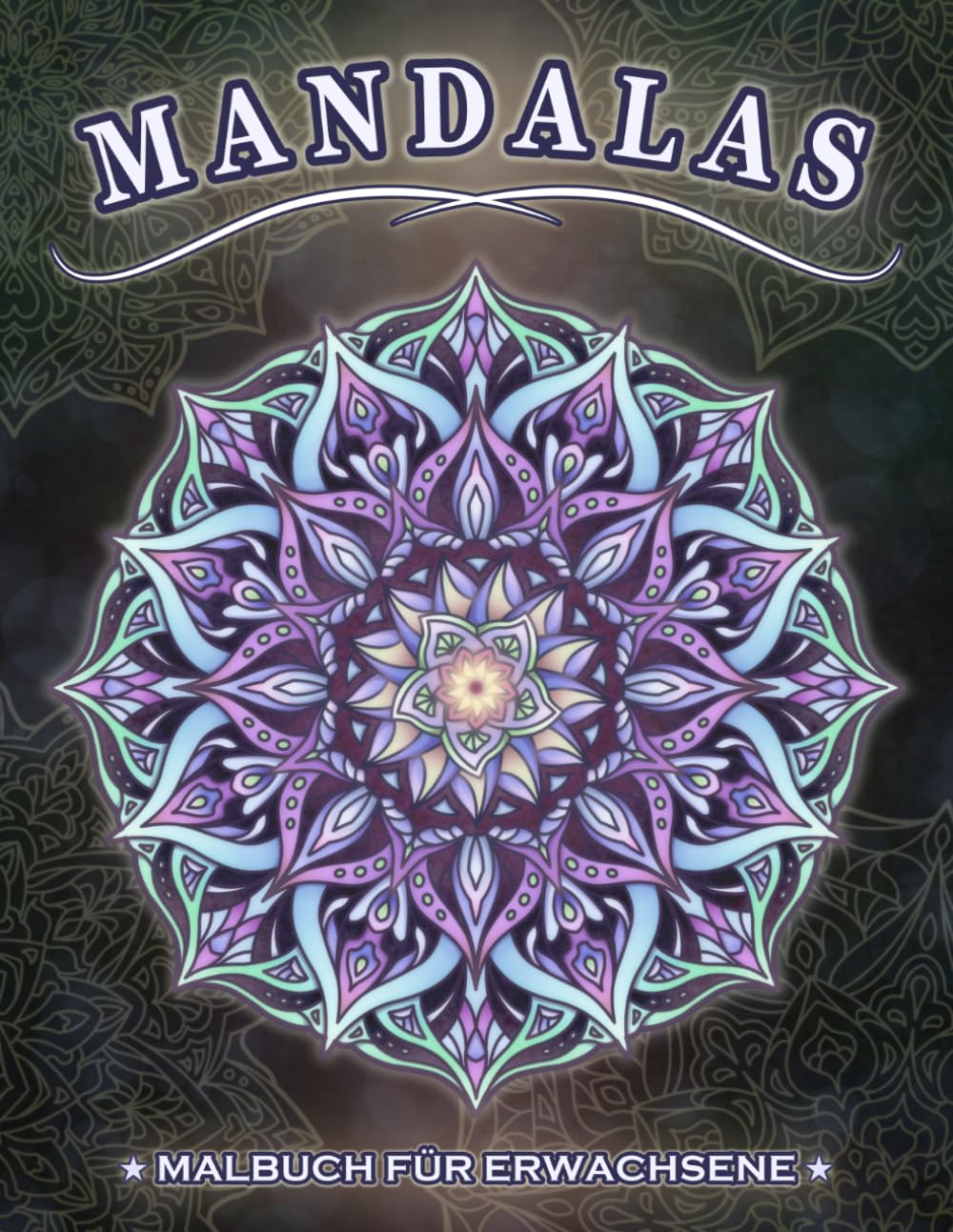 Mandala Malbuch für Erwachsene: 50 Mandalas zur Entspannung, Achtsamkeit und Stressabbau (einseitig bedruckt, DIN A4)