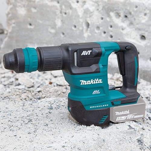 Miniatura 2 de Makita XKH01Z 18V LXT - Raspador inalámbrico AVT de iones de litio sin escobillas, acepta SDS-PLUS, solo herramienta