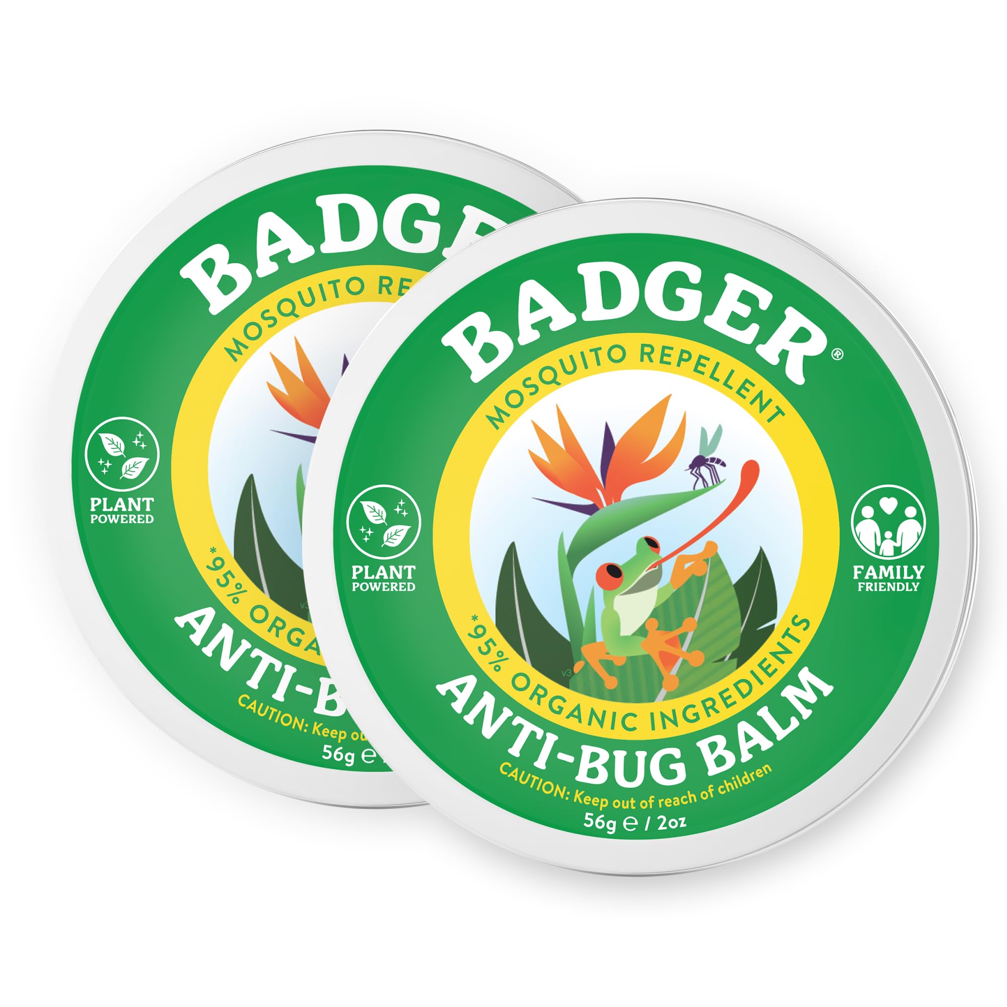 Badger Bug Repellent Travel Stick, Organic, DEET-Free, Family-Friendly