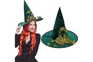 Green Vine Witch Hat: An Enchanting Accessory for Halloween Festivities
