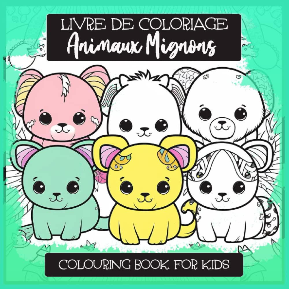 LIVRE de COLORIAGE: Animaux Mignons
