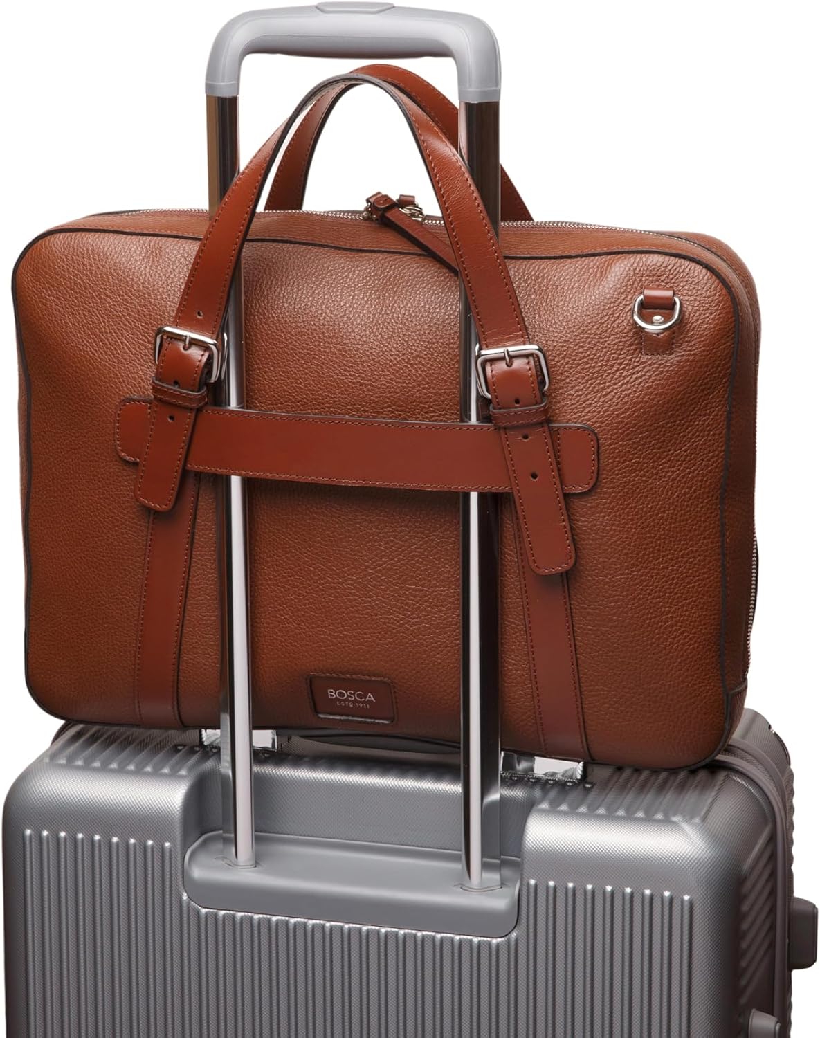 Bosca Monfrini Parker Full -Zip Brief Bag