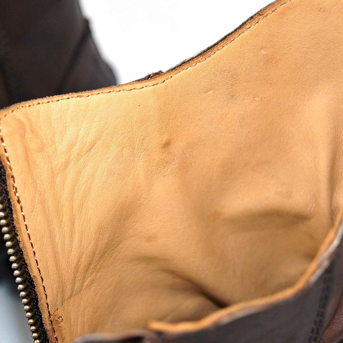 [OSSTONE]ビジネスシューズメンズ チェルシーブーツブーツ折りたたまれたテクスチャクラシックサイドジッパー 仕事用/OS-JH