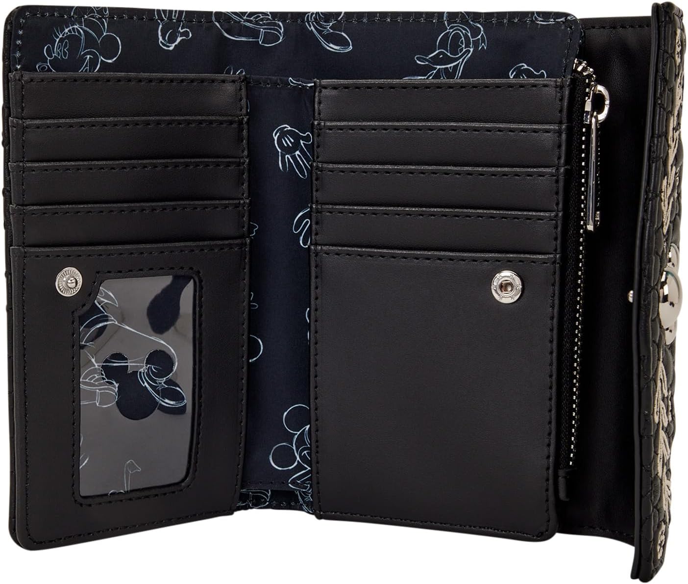 Loungefly Mickey Mouse Artist Sketch Flap Wallet - Image 4