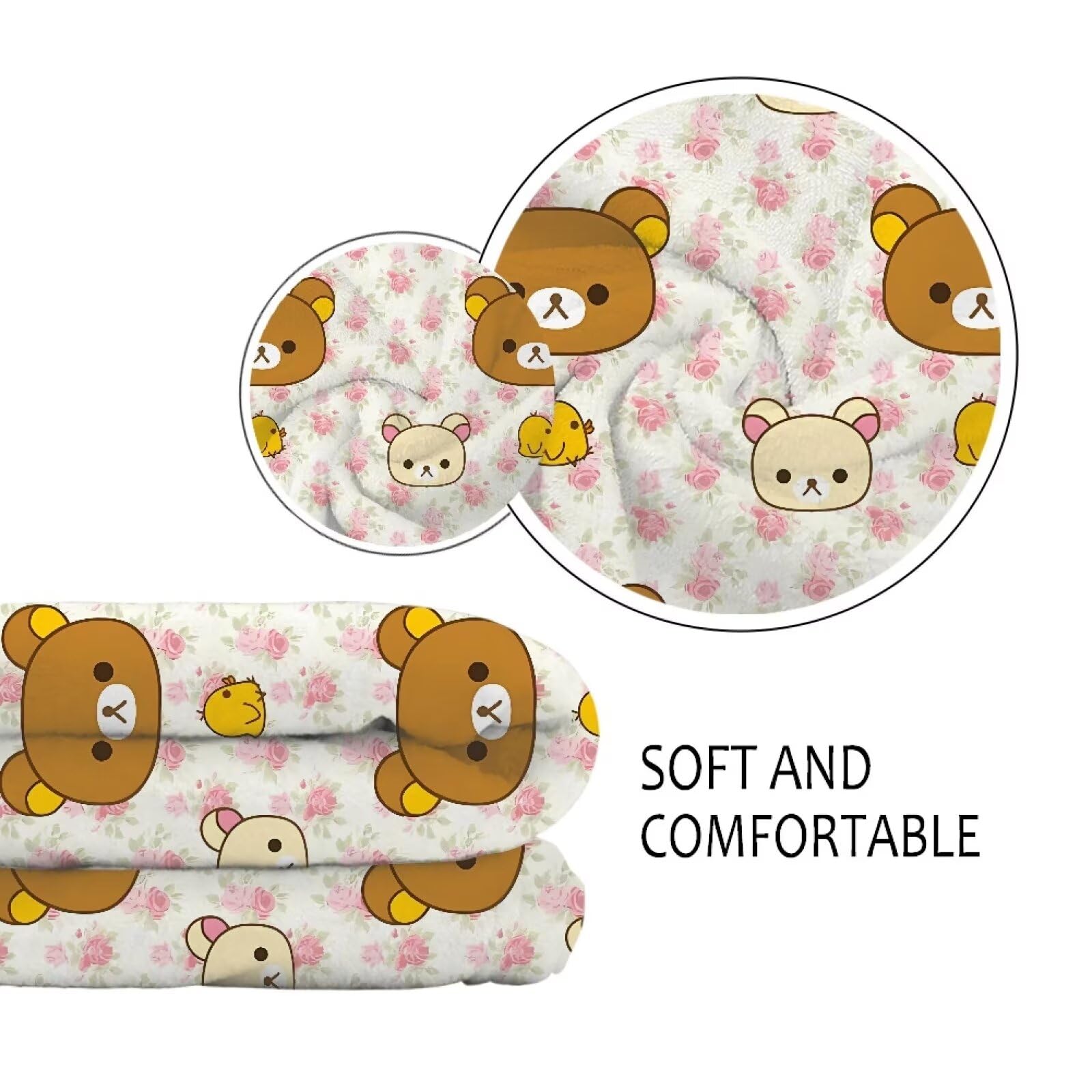 Coperta Orso Divertente - Morbida Peluche Per Bambini E Adulti, Ideale