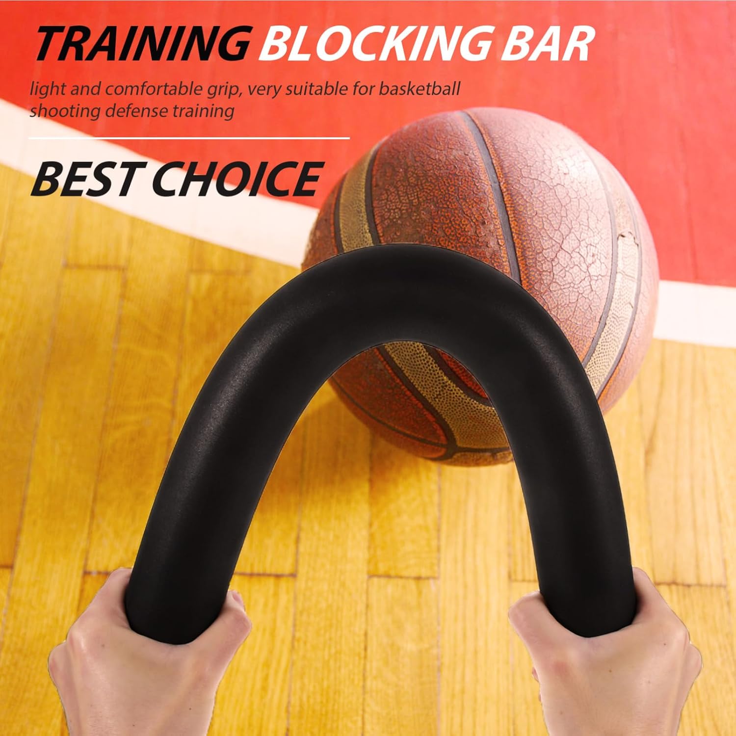 BESPORTBLE Basketball Training Blocking Stick Flexible Interference Bar for Enhanced Ball Control Lightweight