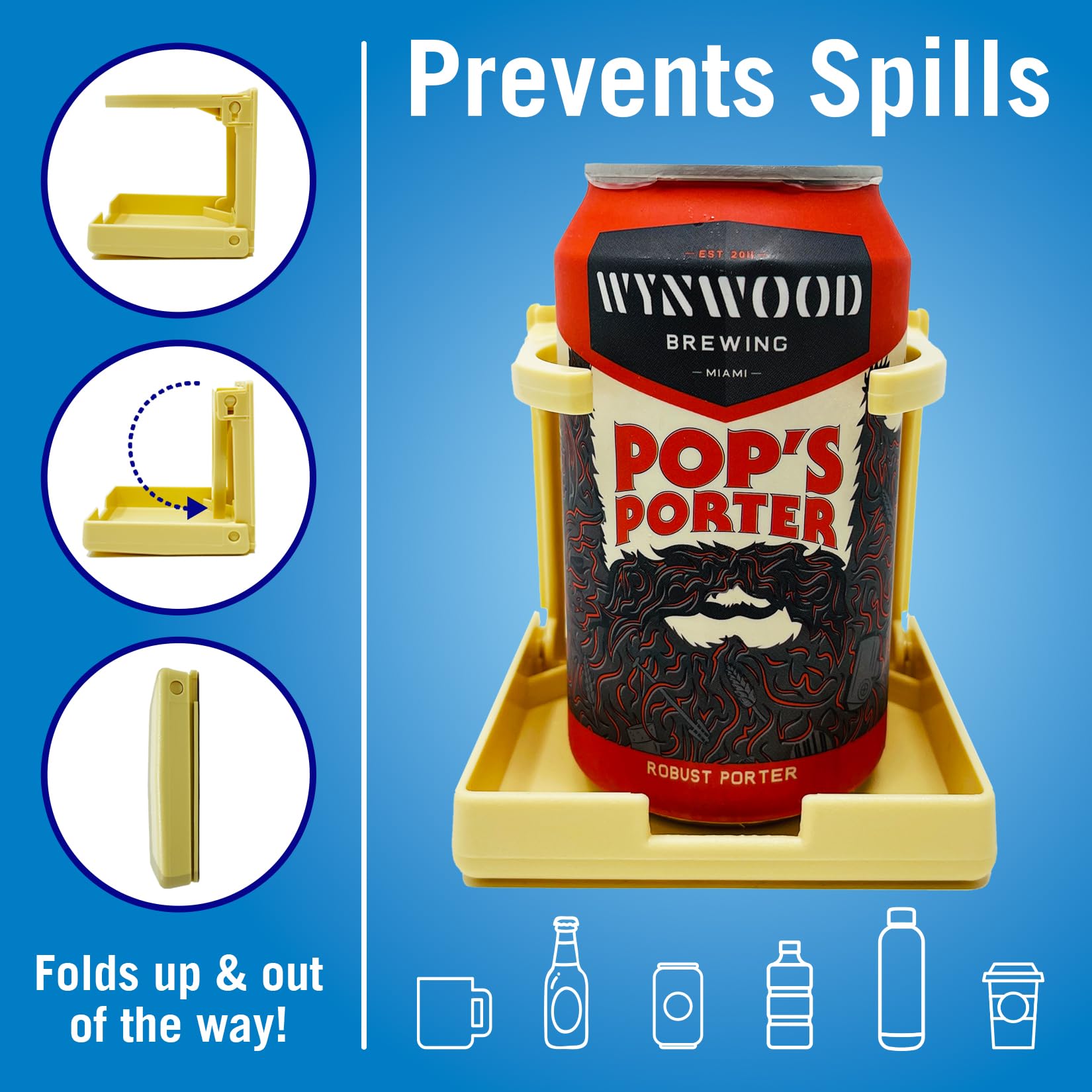 Boat Cup Holder Set Of 4 Folding Boat Cup Holders For