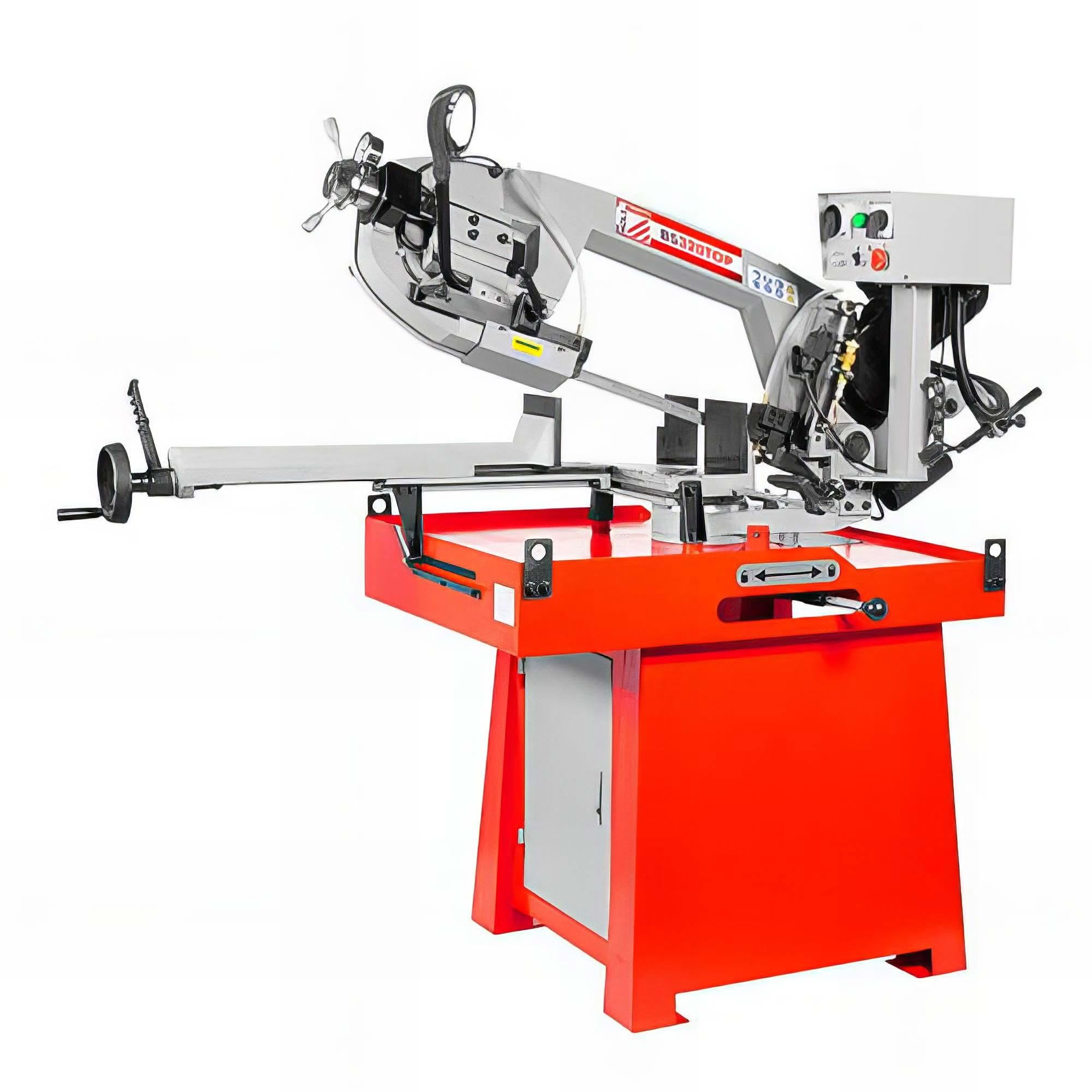 Holzmann - Scie à ruban métal 2 moteurs D. 300 mm - 1 100/1 500 W 400 V triphasé