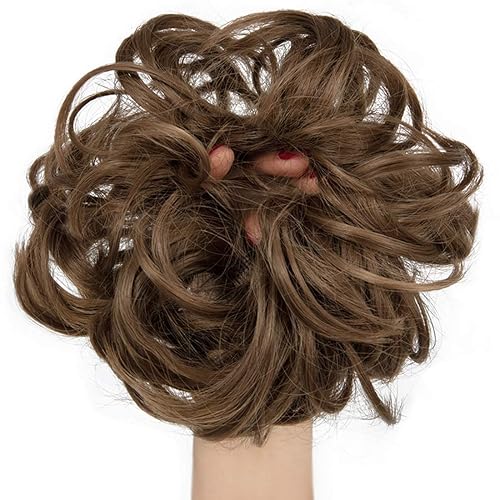 Miniatura 9 de Messy Hair Bun Extensions Chignons Hair Hair Scrunchie Scrunchy Updo Hairpiece
