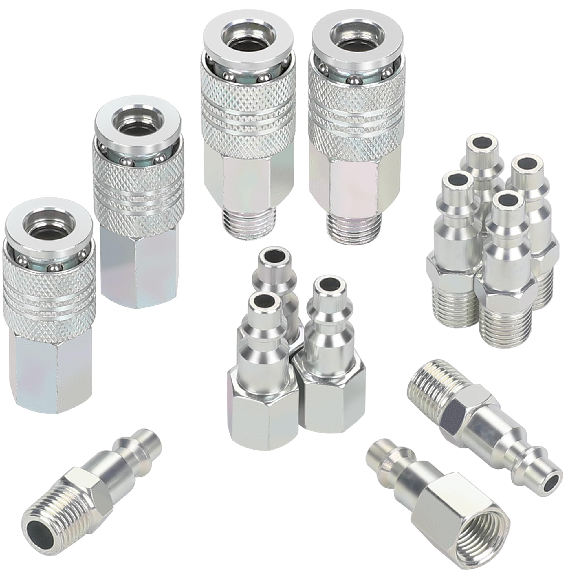 Kit de accesorios de aire universales, material de acero