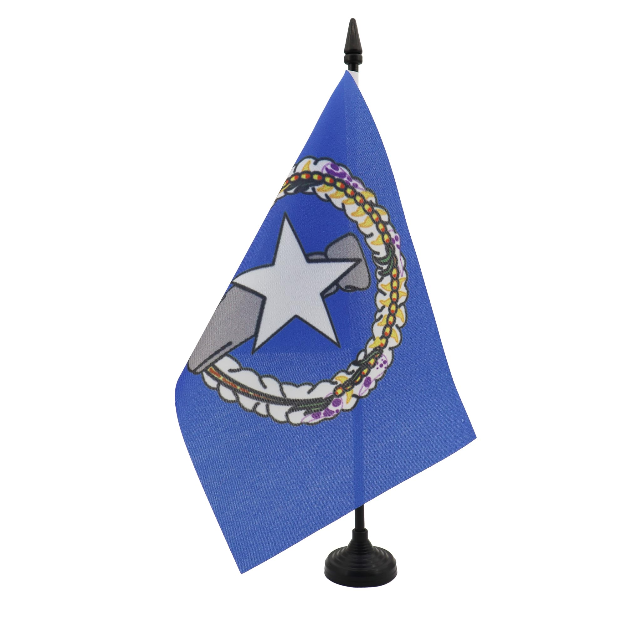 AZ FLAG Northern Mariana Islands Table Flag 6x8 in Plastic Base