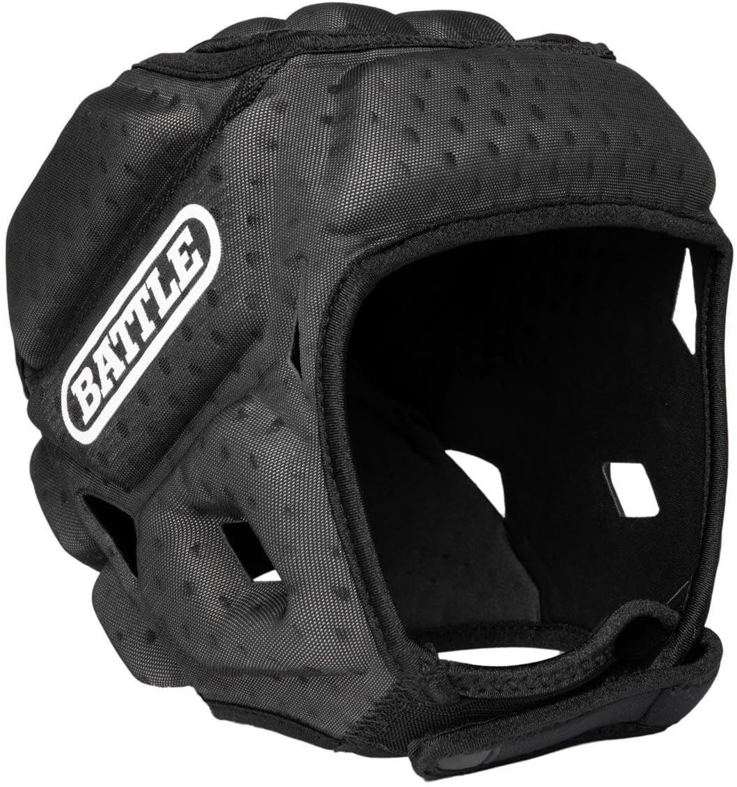 Battle Premium Softshell Helmet | Padding system absorbs impact, strategic venting for breathability, 100% peripheral vision, lightweight protective design