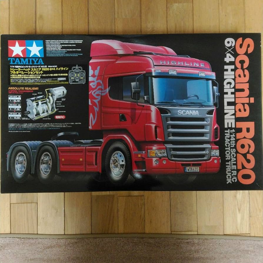 タミヤ　スカニアR620  車体のみ タミヤ 1/14 電動RCビッグトラックシリーズ スカニア R620 6X4 ハイ