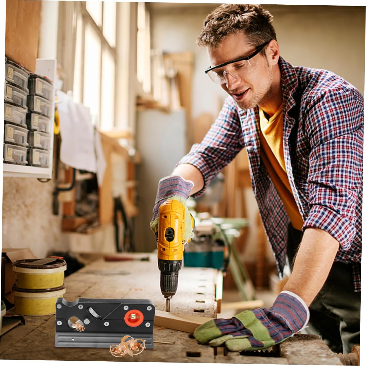 1Set Plane Tool for Woodworking Precision Trimming Plane with Durable Blades for Bevel Planing and Hand Planing Comfortable Grip Design for Easy Control