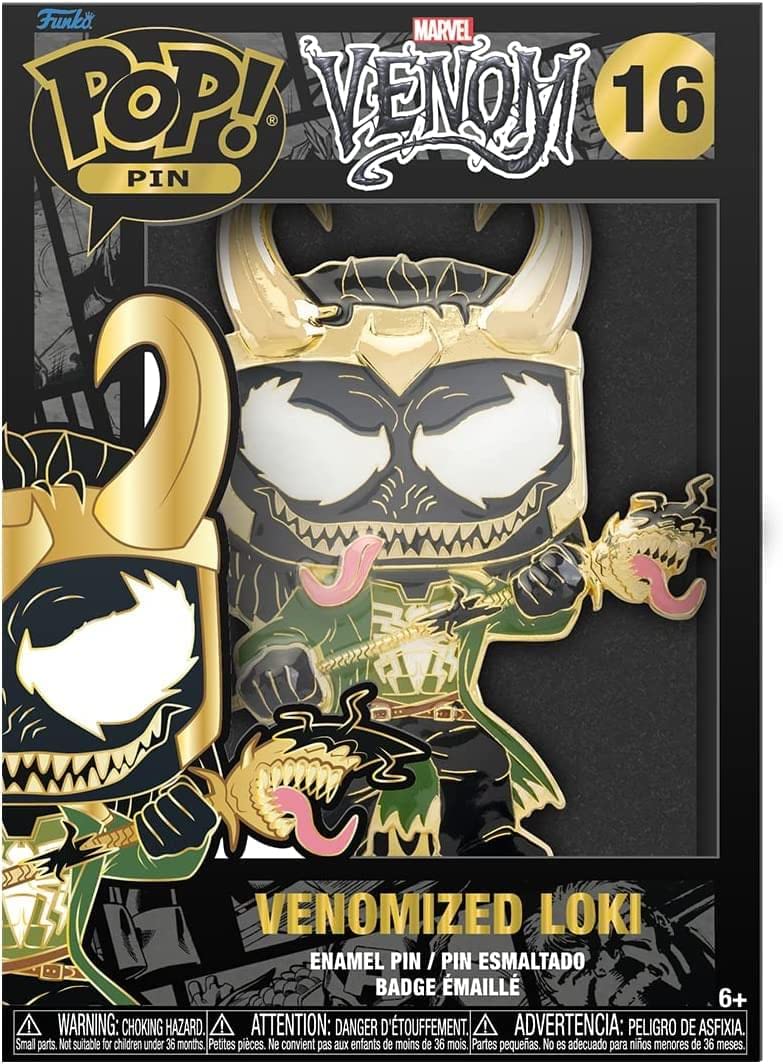 【プロフ必読お願いいたしますm(_ _)m】ベノムショック15ポンド Amazon.com: Funko Pop! Sized Pin Marvel: Venom: Loki : Toys & Games