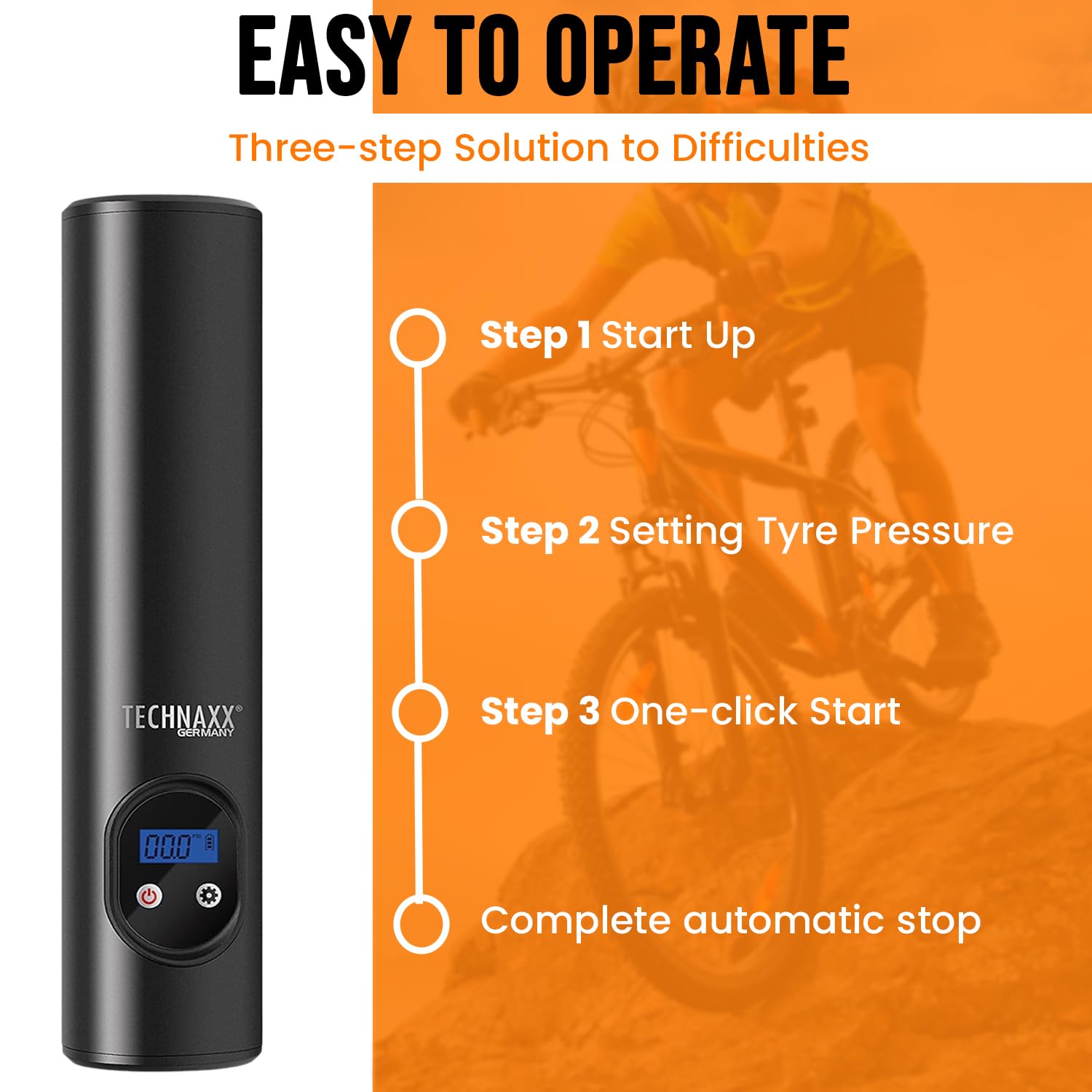 Technenxx 4906 Battery Air Compressor