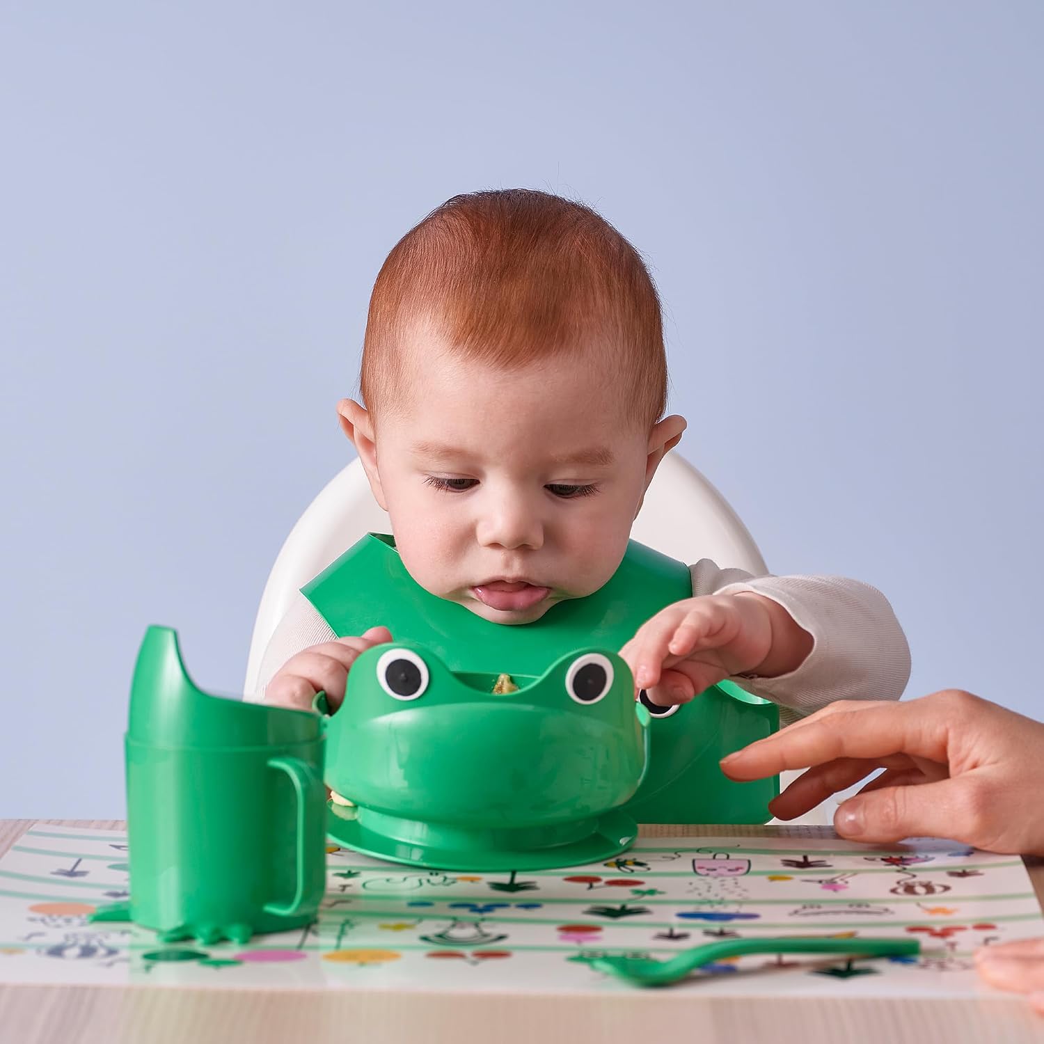 ProTuning MATA 4-piece eating set, bright green