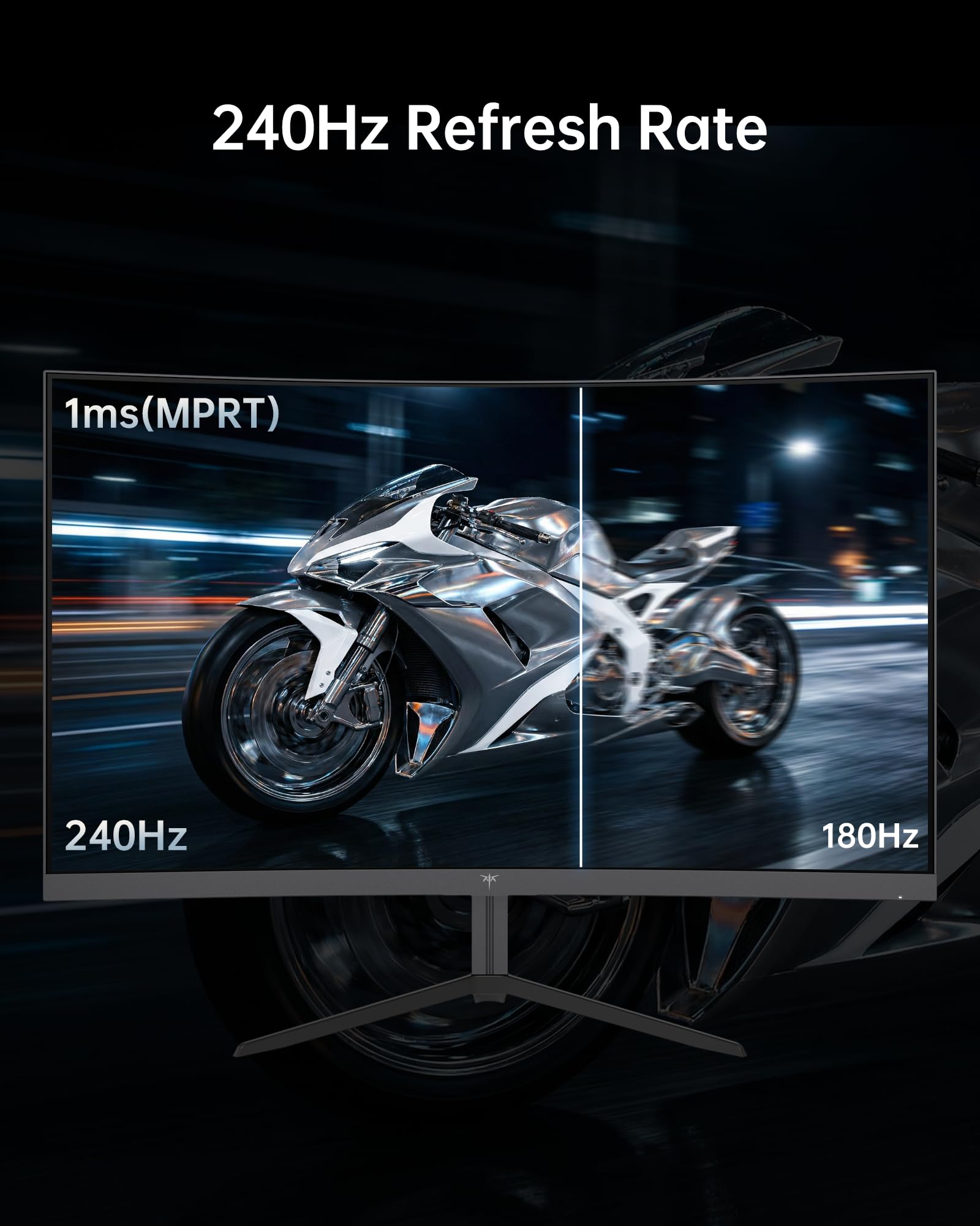Amazon.co.jp: KTC 24インチ 湾曲ゲーミングモニター 180Hz 1ms(MPRT