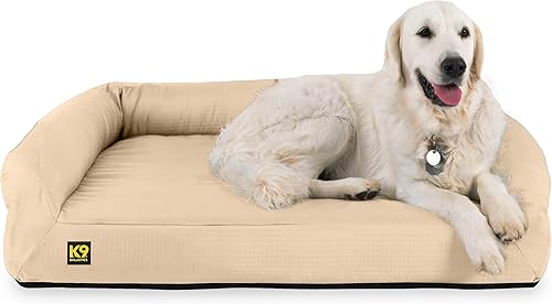 Miniatura 18 de K9 Ballistics Cama Ortopédica Resistente para Perros Pequeña con Borde - Lavable, Duradera y Resistente al Agua - Hecha para Perros de Juguete y