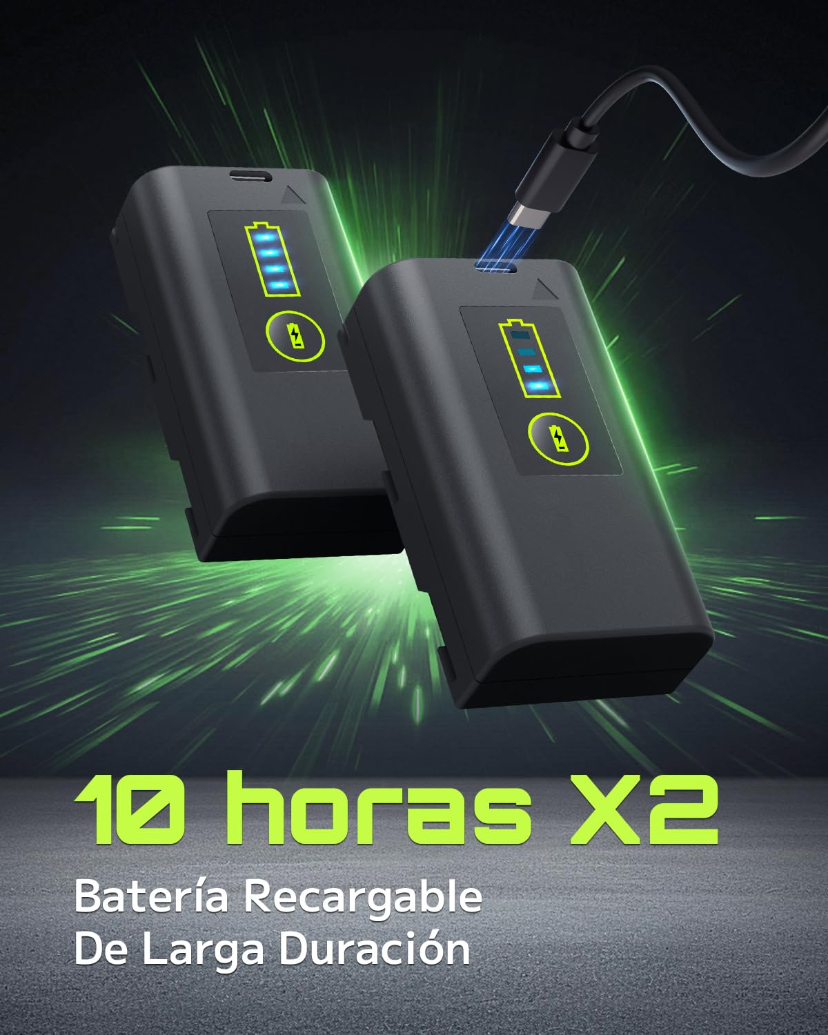 Nivel Láser Autonivelante LasGoo 4x360°, 16 Líneas Verdes en Cruz, para Proyectos de Construcción y Decoración del Hogar, con 2 Baterías Recargables de Iones de Litio y Soporte Magnético, Modelo LG4Ds