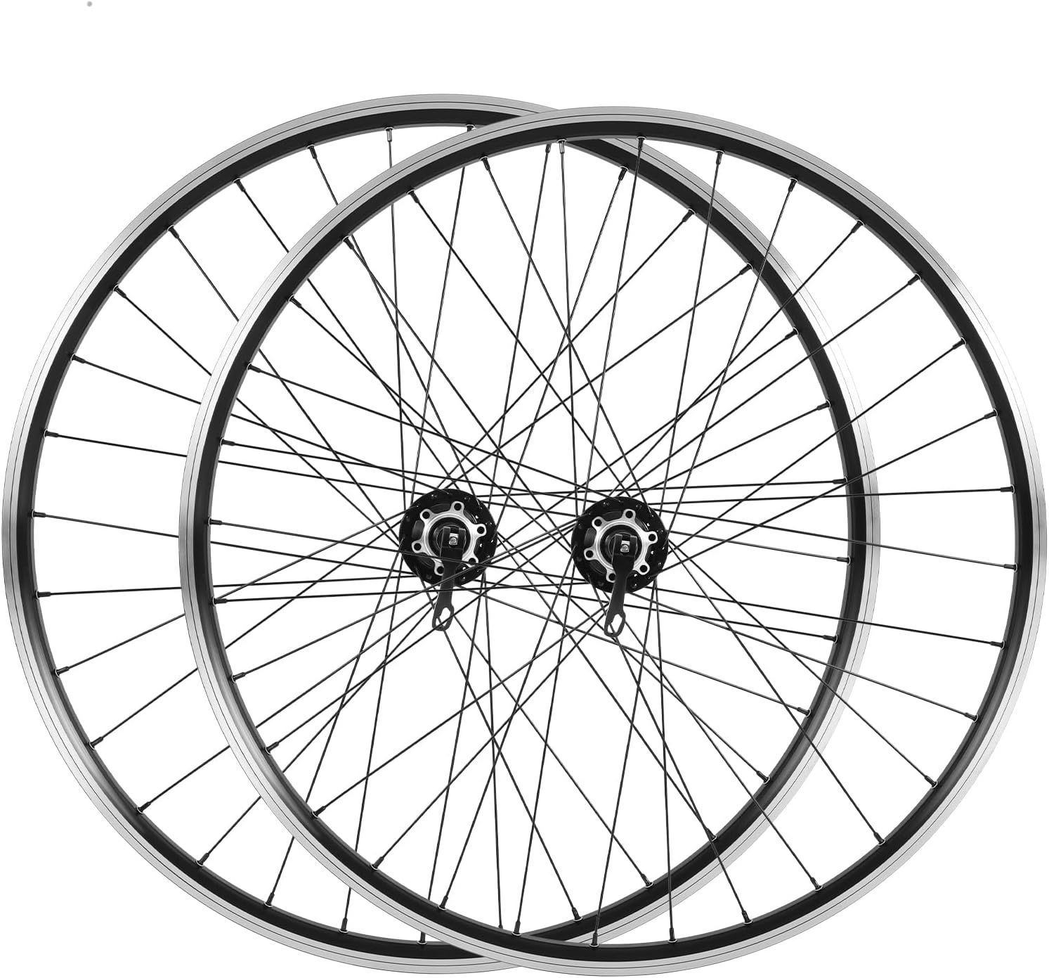 Mountain Bike Wheelset, 29-Inch High Strength Aluminum Alloy Rim MTB Wheelset with Double Six-Hole Disc Brake, Quick Release Mountain Bike Front Rear Wheels for 7-12 Speed Cassette Mountain Bike