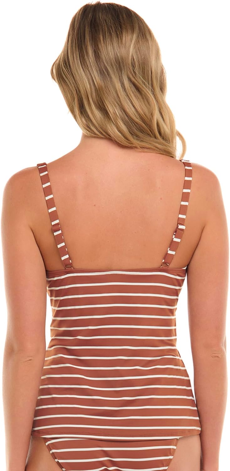 Skye Women's Paula Tankini Top Swimsuit with Adjustable Front Tie