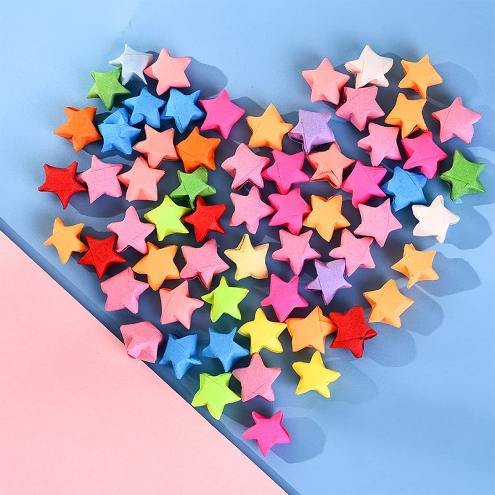210 Strisce Di Carta Per Origami Stelle Di Carta Che Si Illuminano Al Buio - Formato 24x1 Cm - 10 Colori
