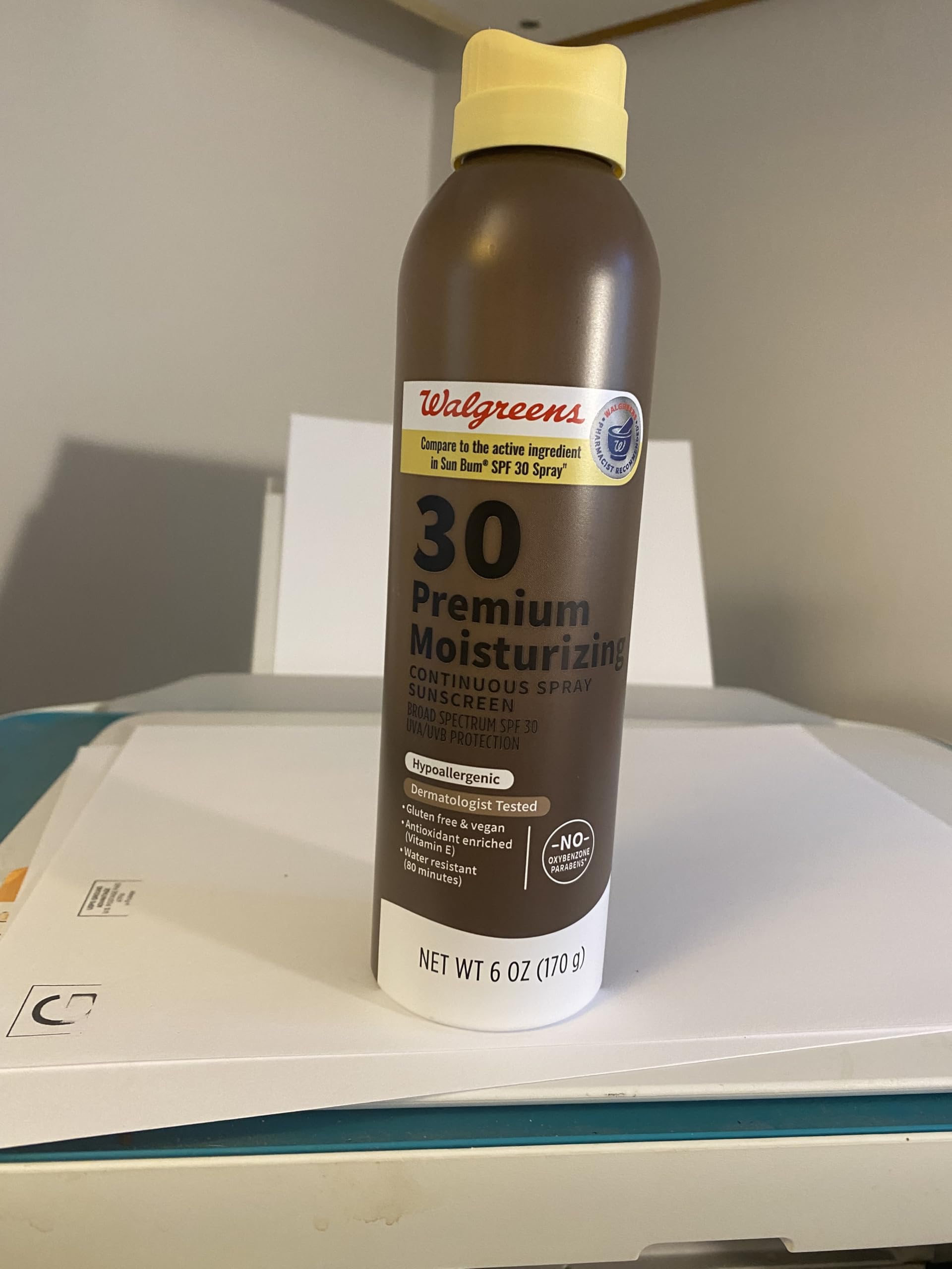 30 Premium Moisturizing Sunscreen SPRAY 6 0 oz-Gluten free Vegan