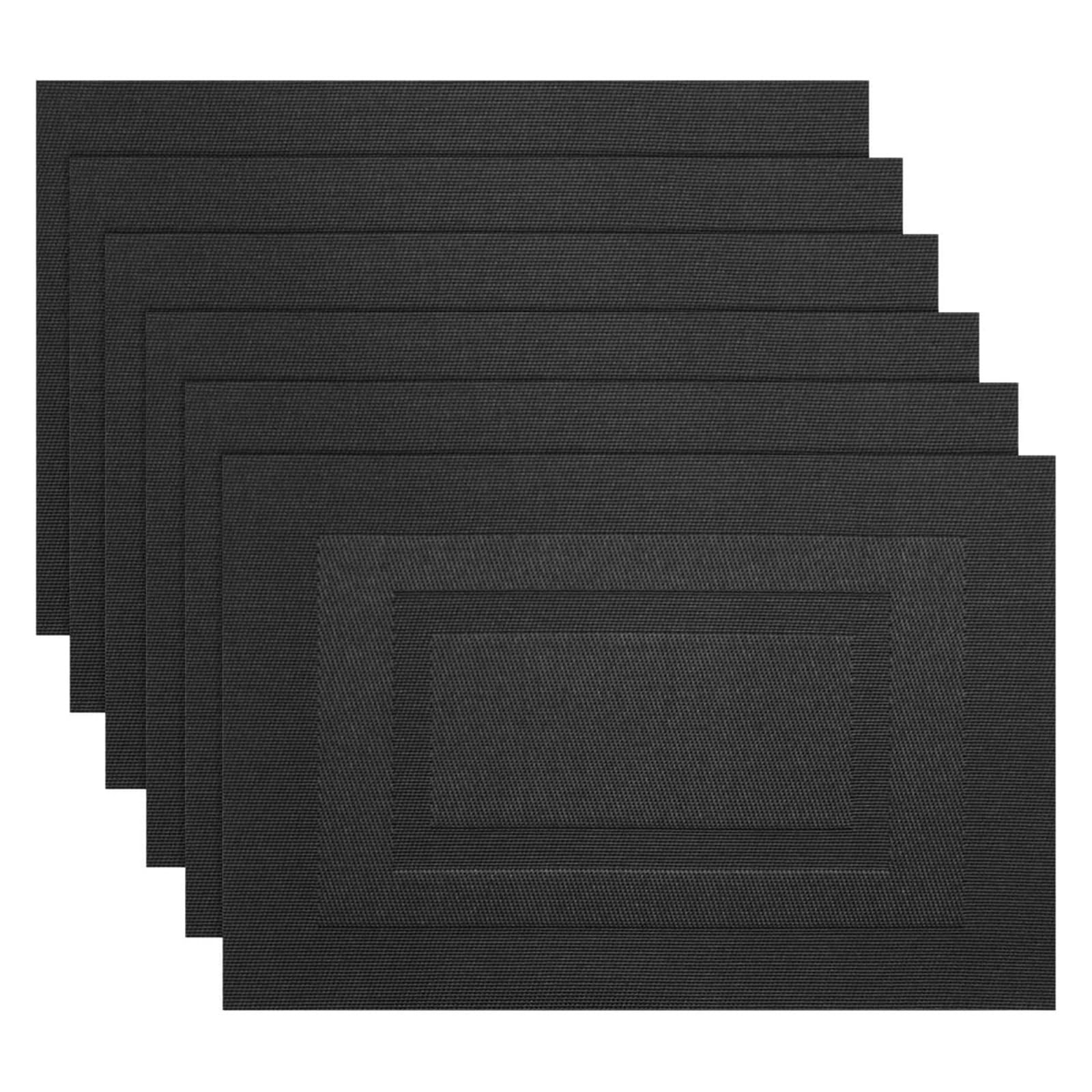 Table Mats 6pcs Placemats Dining Table Woven Place Mat(6pcs)